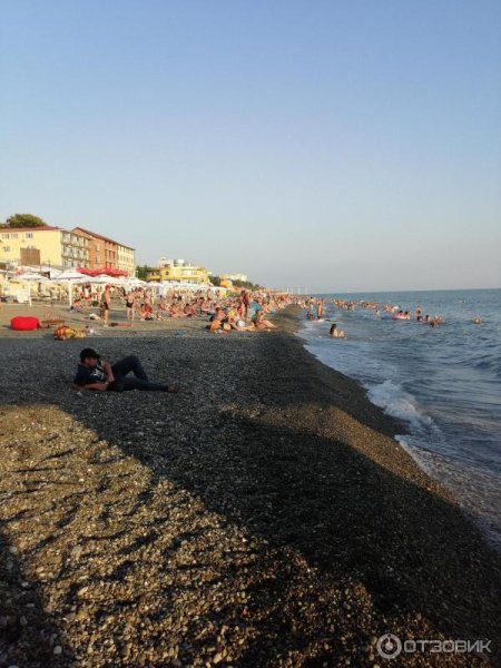 Пляж огонек Адлер