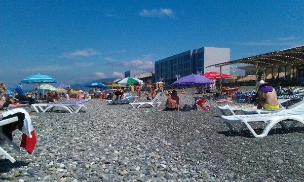 Южное Взморье Адлер пляж огонек