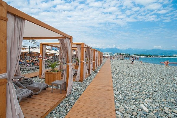 Пляж роза Хутор Имеретинка