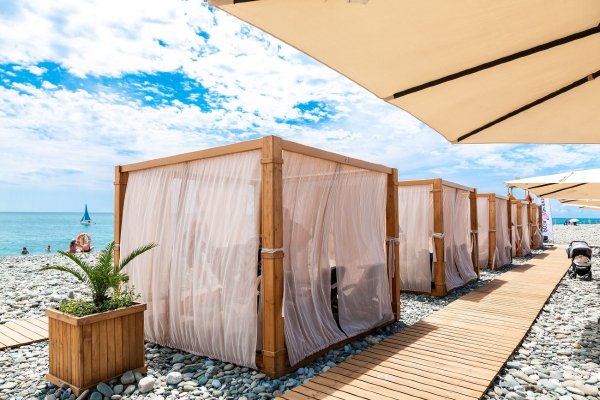 Пляж роза Хутор Адлер