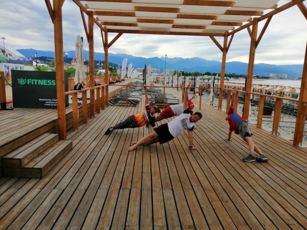 Пляж роза Хутор в Имеретинской