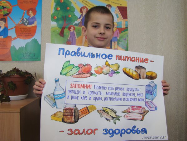 Плакат здоровое Питини