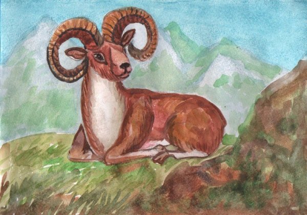 Иллюстрация к стихотворению к л Хетагурова Джук-тур