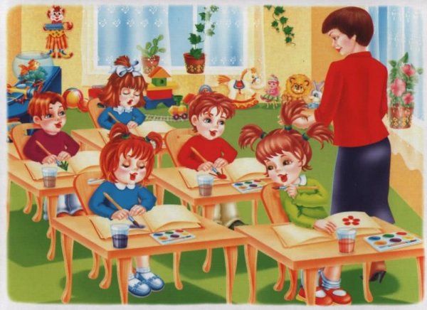 Занятия в детском саду картинки