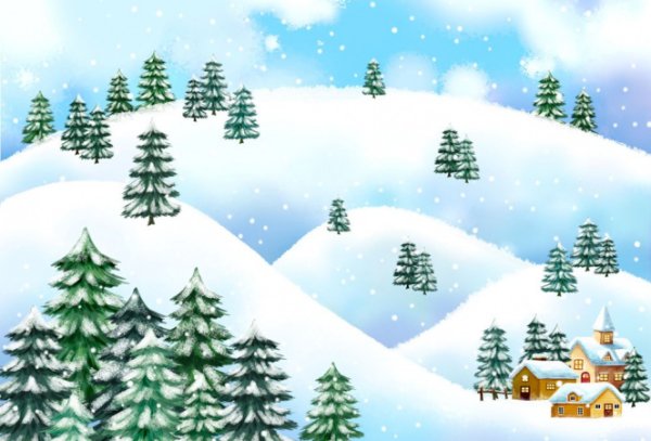 Картинки снежная поляна для детей (54 фото) » Картинки и статусы про  окружающий мир вокруг