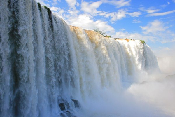 Удивительная красота воды водопад