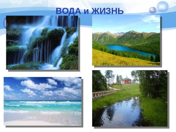 Проект на тему красота воды