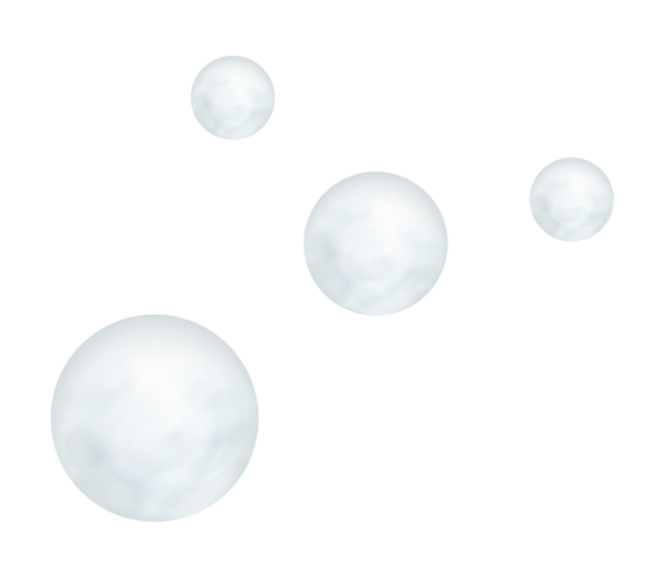 Комок снега на прозрачном фоне