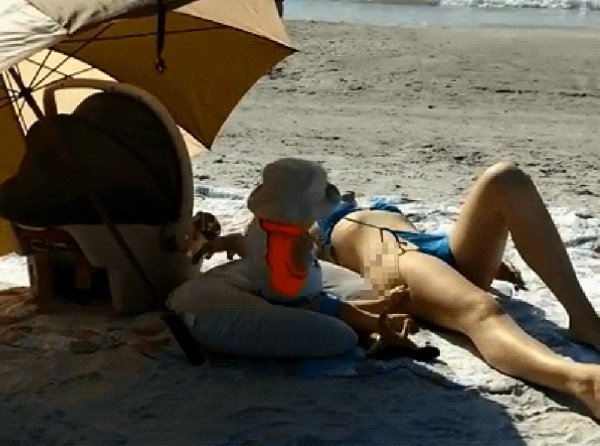 Дикий пляж приколы