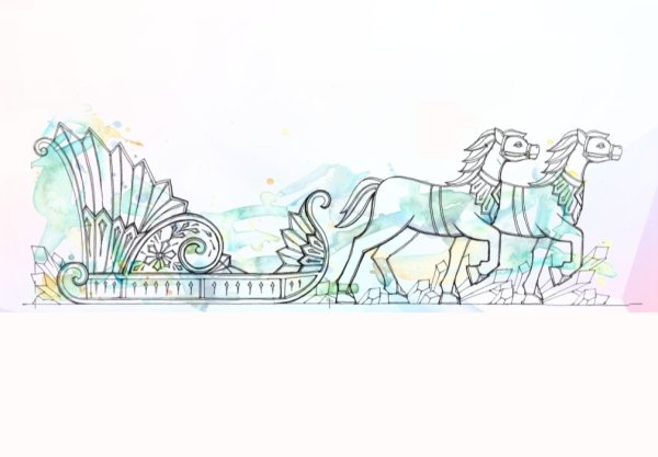 Сани снежной королевы