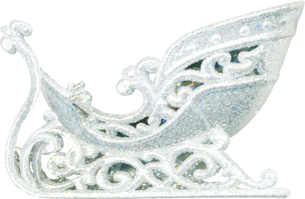 Сани на прозрачном фоне