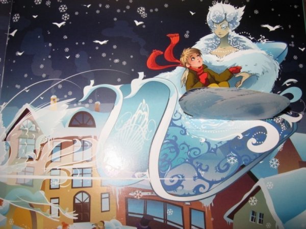 Снежная Королева Ханс Кристиан Андерсен сани