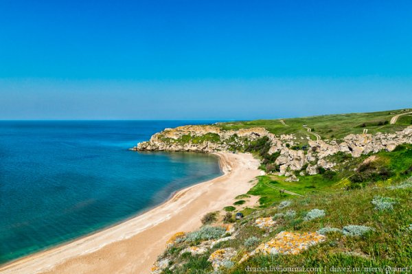 Мыс Опук пляж