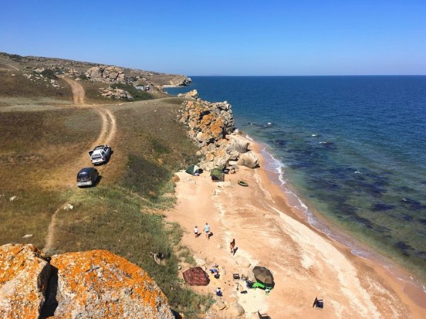 Генеральские пляжи Керчь дорога
