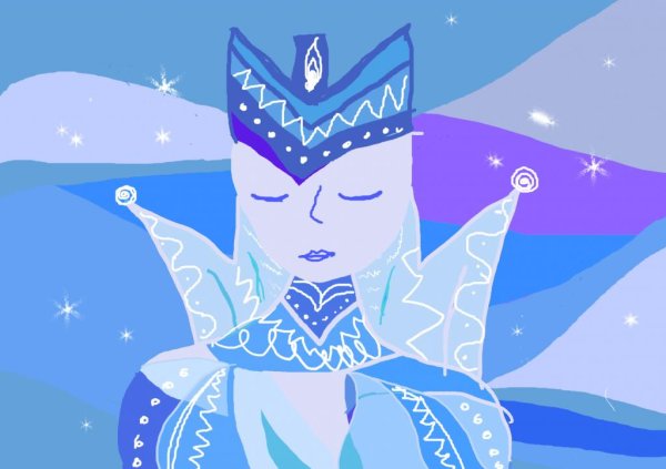 Снежная Королева рисунок