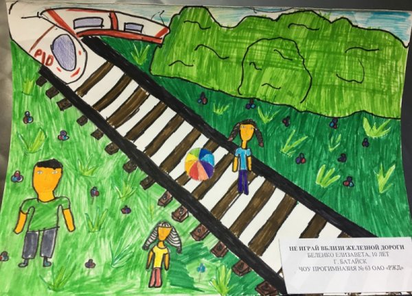 Рисуем железную дорогу