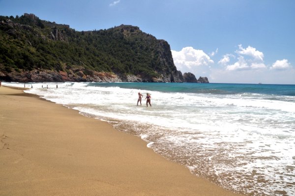 Турция Алания пляж Клеопатра