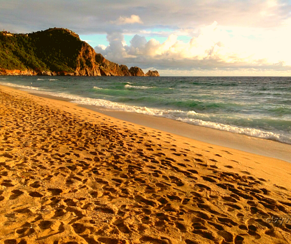 Турция Алания пляж Клеопатра