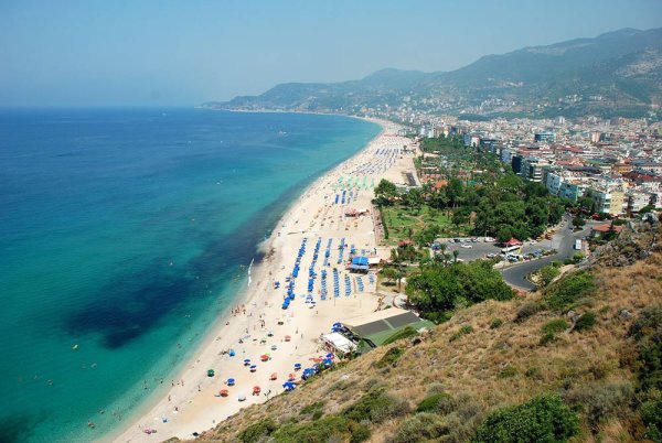 Турция Алания пляж Клеопатра