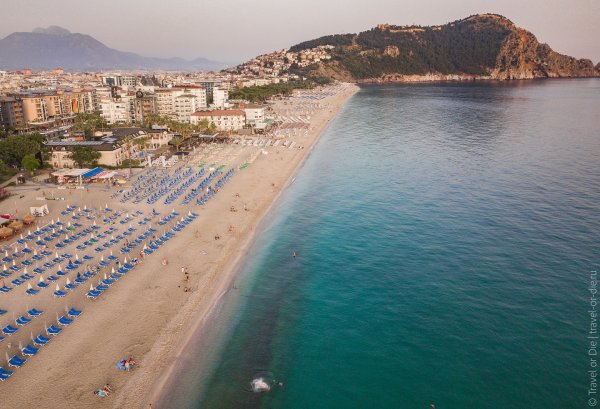 Аланья Турция пляж Клеопатры