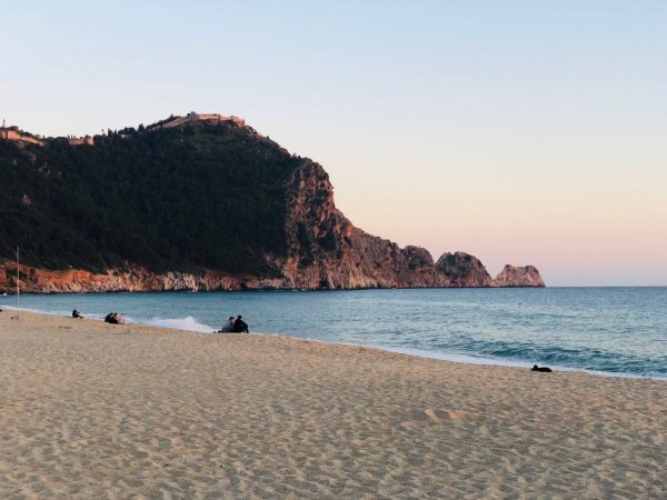 Турция Анталия пляж Клеопатры