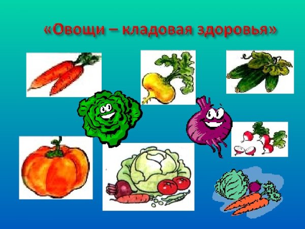 Овощи окружающий мир