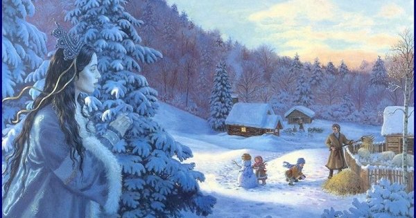 Снегурочка иллюстрации рут Сандерсон