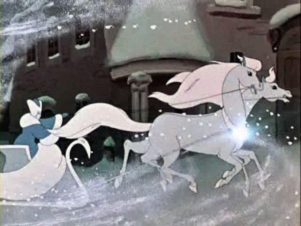 Снежная Королева кадры из мультфильма 1957г