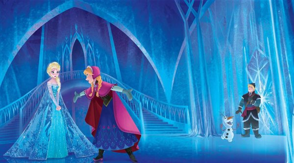 Холодное сердце Эльза в ледяном Дворце