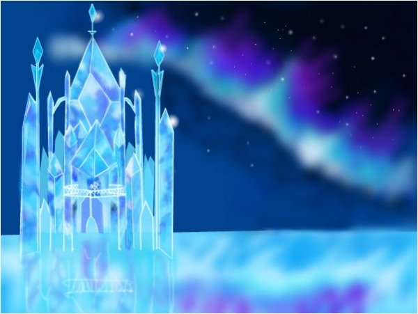 Замок Эльзы картина