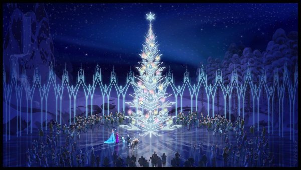 Холодное сердце ледяной дворец