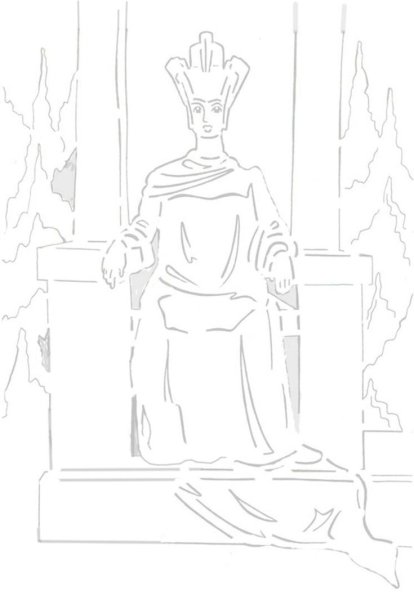 Вытынанки Снежная Королева