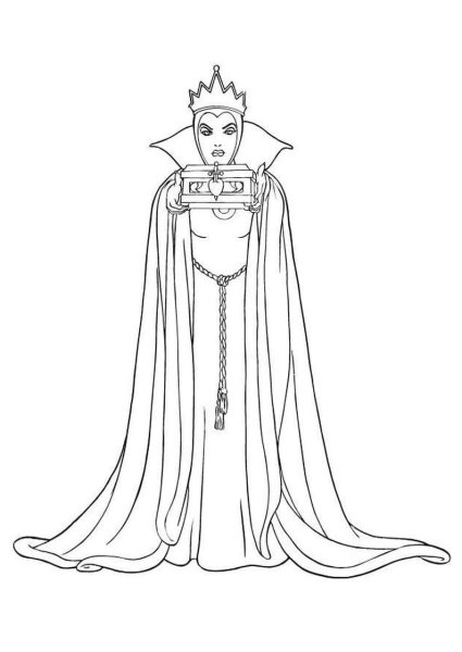 Раскраска Королева