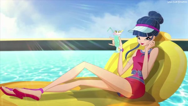 Винкс на пляже