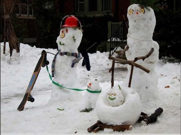 Нестандартный Снеговик