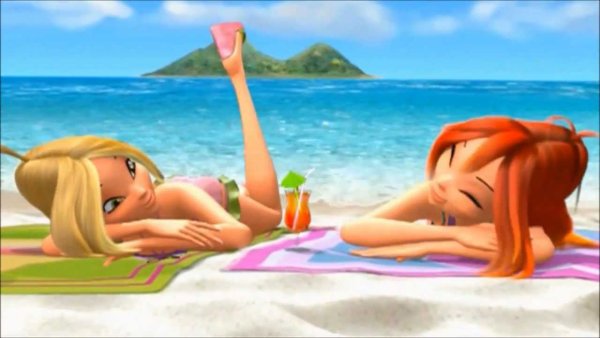 Блум пляж Винкс