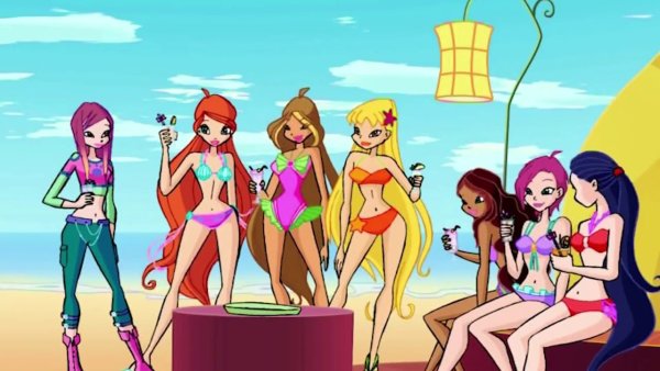 Винкс Стелла на пляже