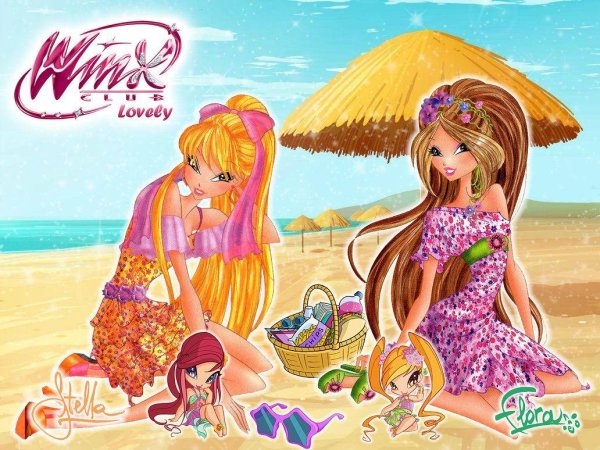 Клуб Винкс на пляже