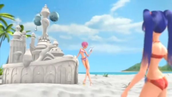 Винкс Муза в купальнике 3д