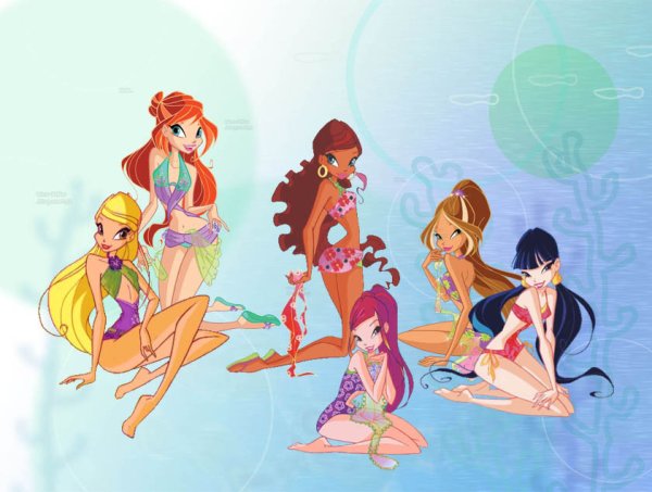 Клуб Винкс на пляже