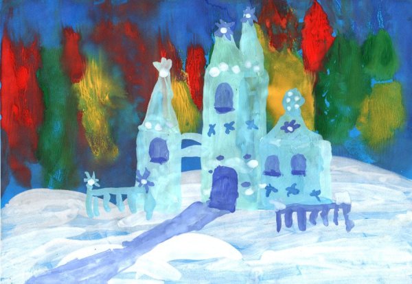 Замок снежной королевы 2 класс