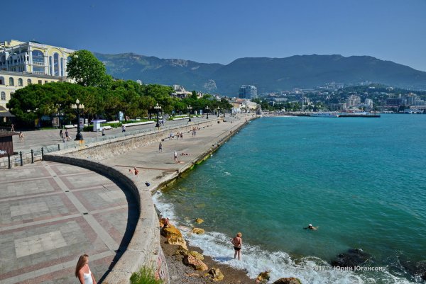 Ялта набережная Ленина пляж
