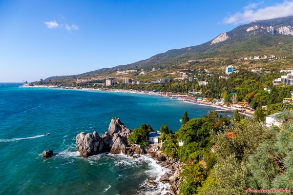 Город Гурзуф в Крыму