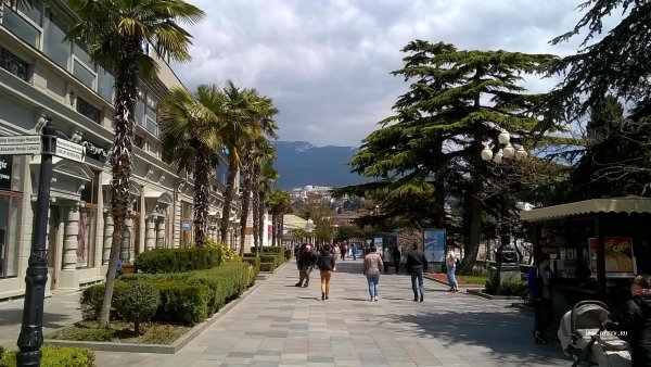 Прогулка набережная Кореиз Крым