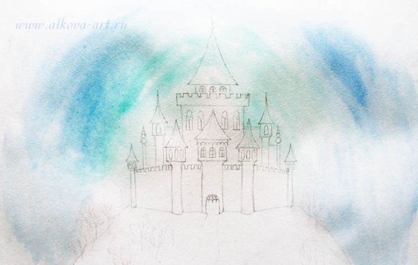 Изумрудный город рисунок