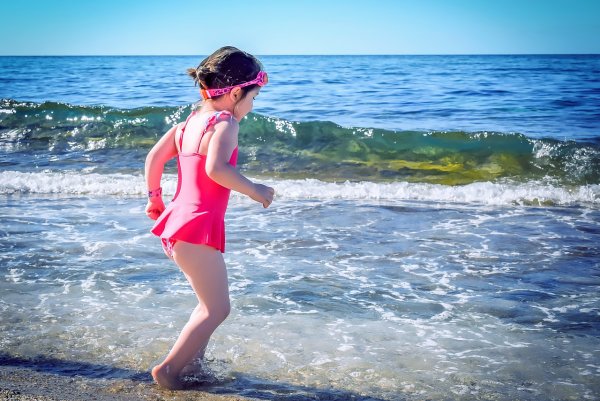 Детишки на пляже