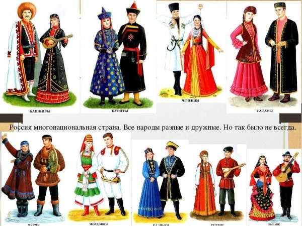 Народности России для детей