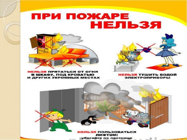 Чтобы не было пожара