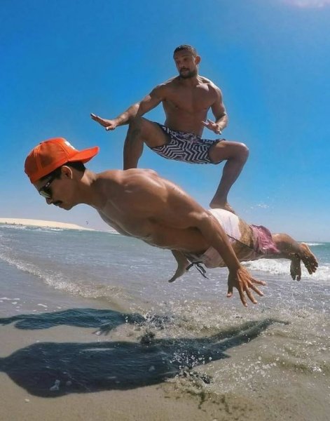 Фотожаба на пляже