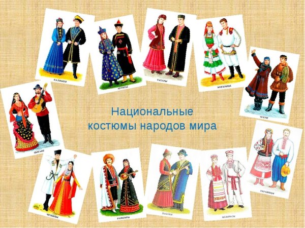 Одежда народов мира